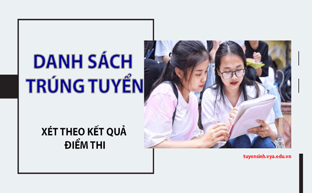 Thông báo điểm trúng tuyển đối với thí sinh xét tuyển bằng kết quả thi tốt nghiệp THPT 2020