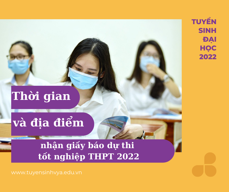 Thời gian và địa điểm nhận giấy báo dự thi tốt nghiệp THPT năm 2022