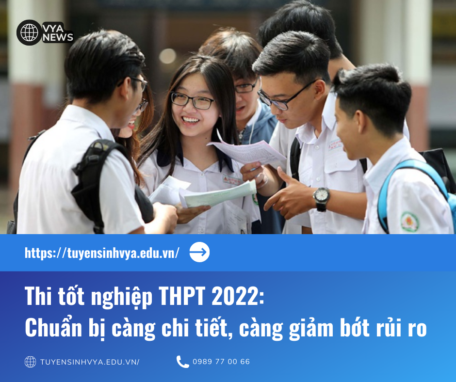 Thi tốt nghiệp THPT 2022: Chuẩn bị càng chi tiết, càng giảm bớt rủi ro