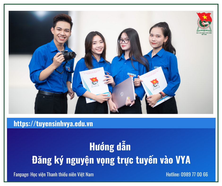 Hướng dẫn đăng ý nguyện vọng xét tuyển vào Học viện Thanh thiếu niên trên hệ thống của Bộ GD&ĐT