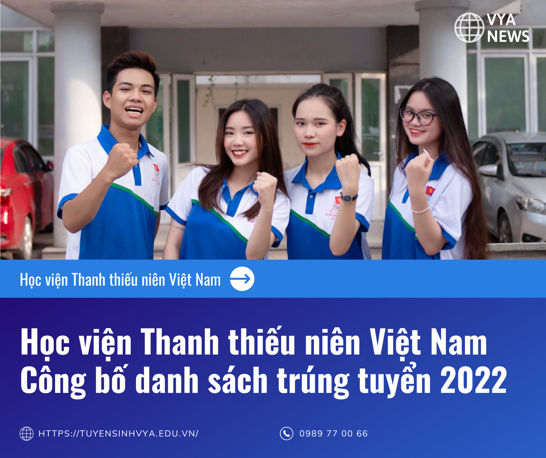 Thông báo Điểm và danh sách trúng tuyển hệ đại học chính quy năm 2022