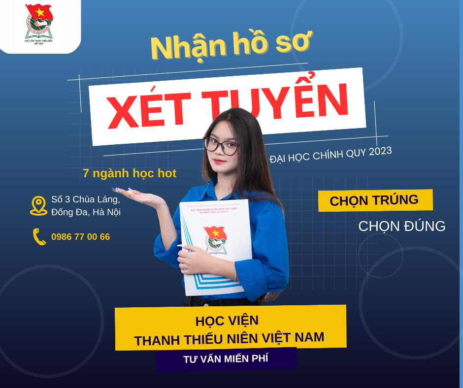 Nhận hồ sơ xét tuyển đại học năm 2023 bằng học bạ THPT