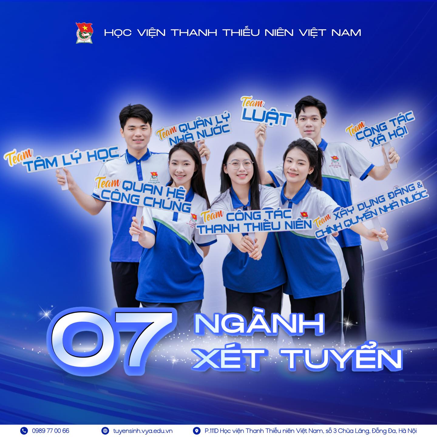 7 ngành tuyển sinh siêu hot tai Học viện Thanh thiếu niên Việt Nam năm 2025