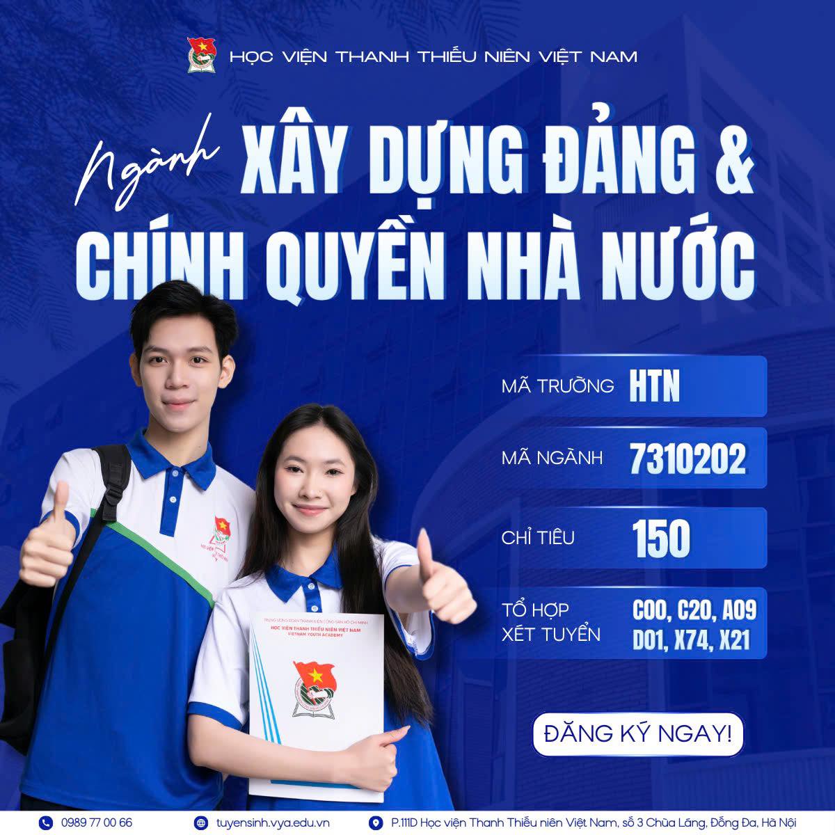 Ngành Xây dựng Đảng và chính quyền nhà nước - Kiến tạo nguồn nhân lực nhất lượng cao cho hệ thống chính trị