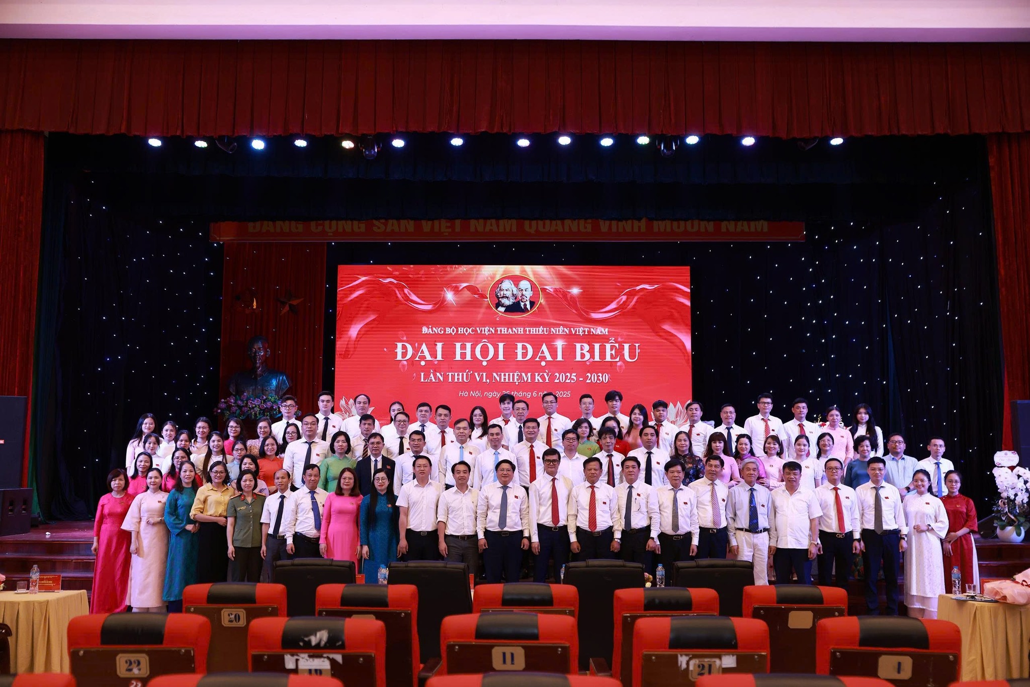 ĐẠI HỘI ĐẠI BIỂU ĐẢNG BỘ HỌC VIỆN THANH THIẾU NIÊN VIỆT NAM LẦN THỨ VI, NHIỆM KỲ 2025–2030: DẤU MỐC QUAN TRỌNG, KHẲNG ĐỊNH QUYẾT TÂM ĐỔI MỚI PHÁT TRIỂN